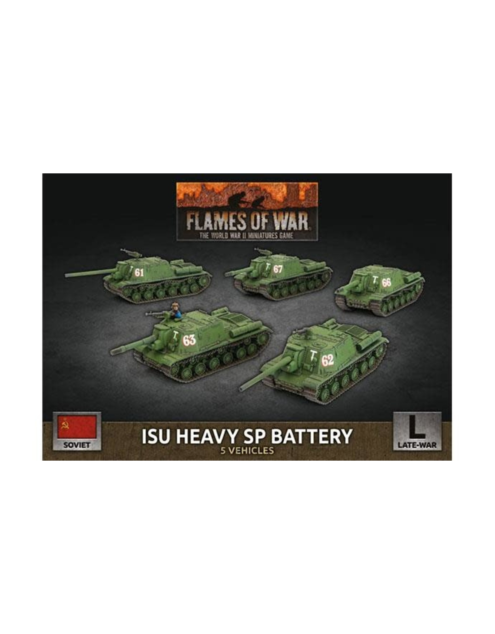 Battlefront Miniatures Flames of War ISU Heavy SP Battery