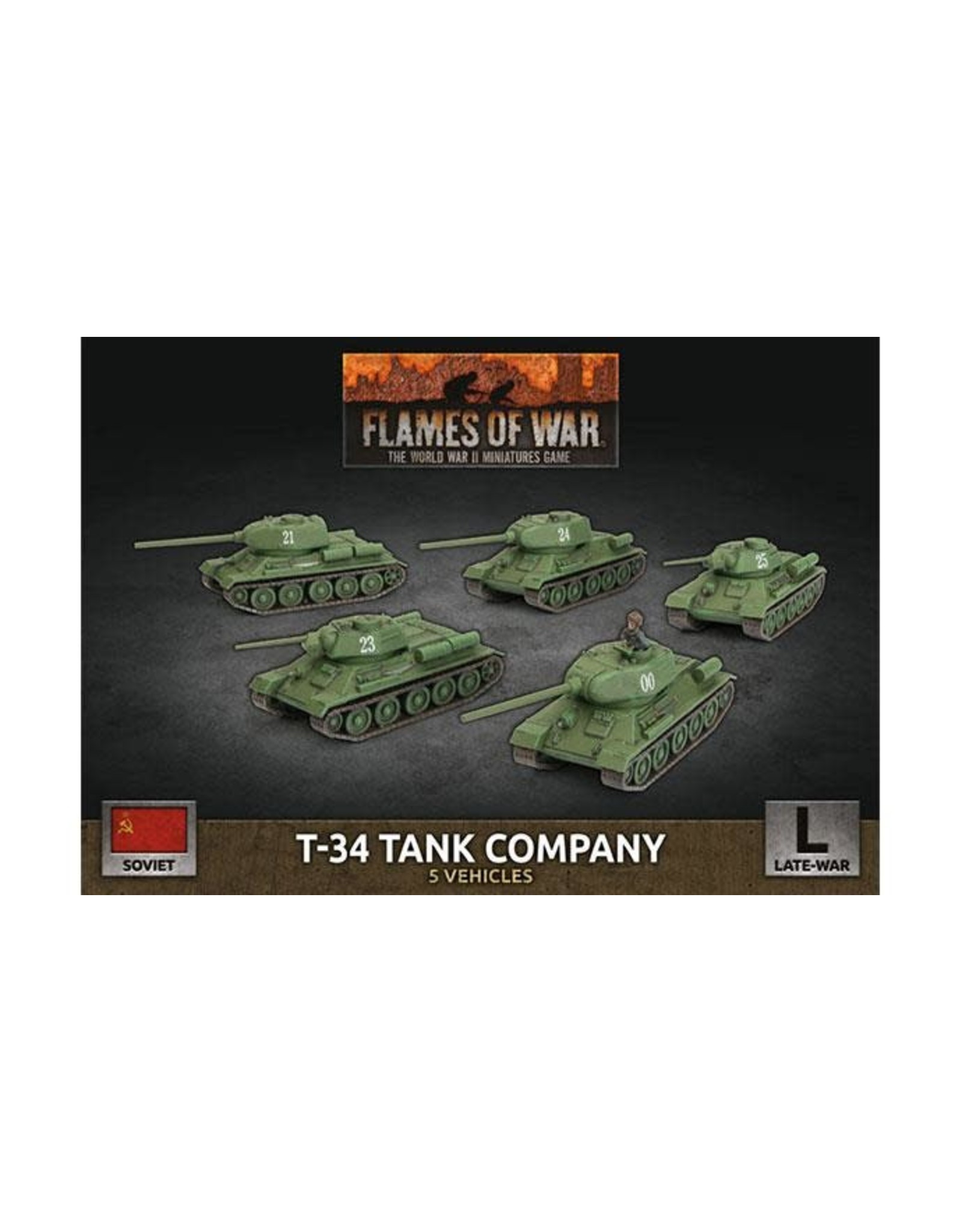 Battlefront Miniatures Flames of War T-34 Tank Company