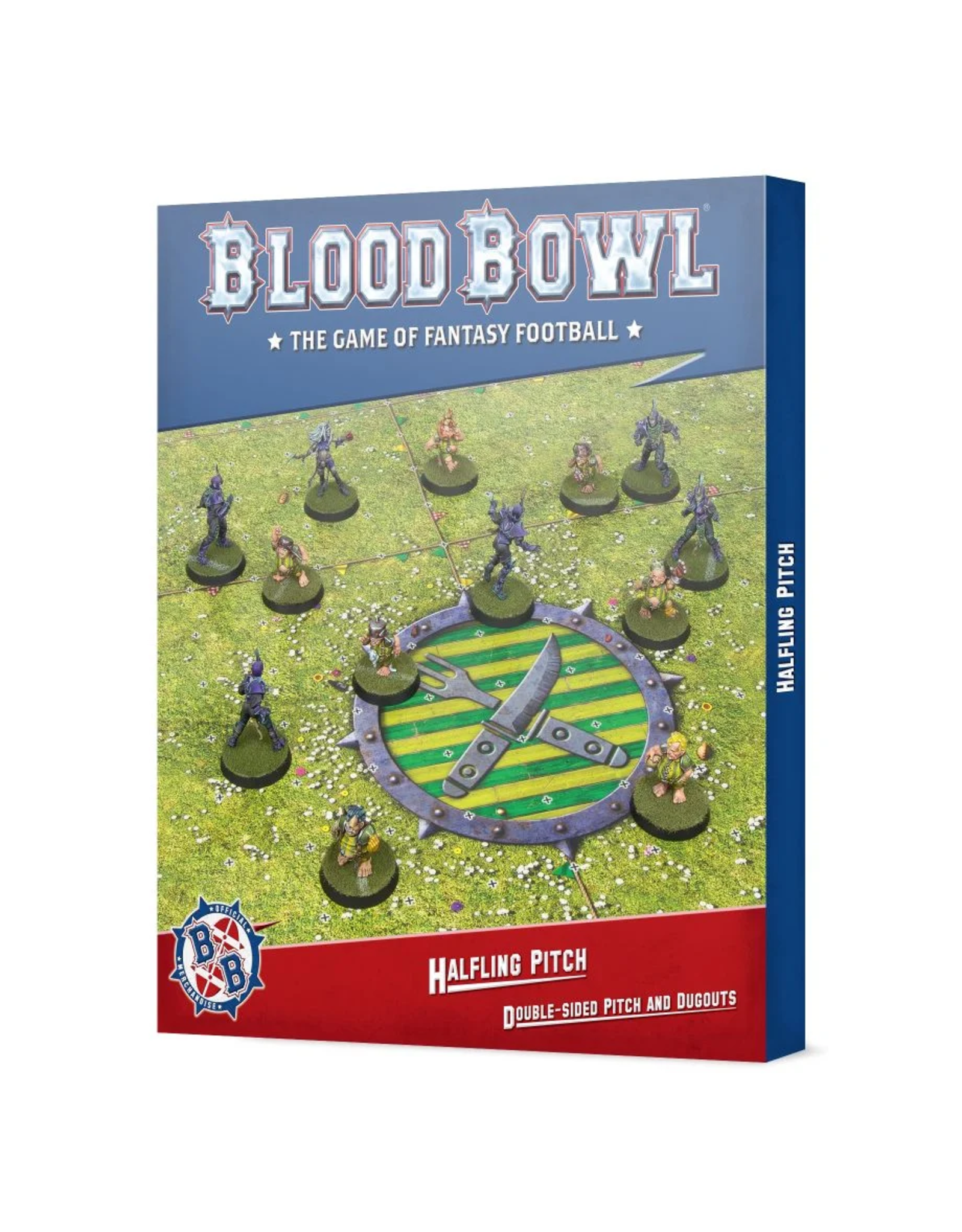 Games Workshop Blood Bowl Halfling Pitch: Double-sided Pitch and Dugouts