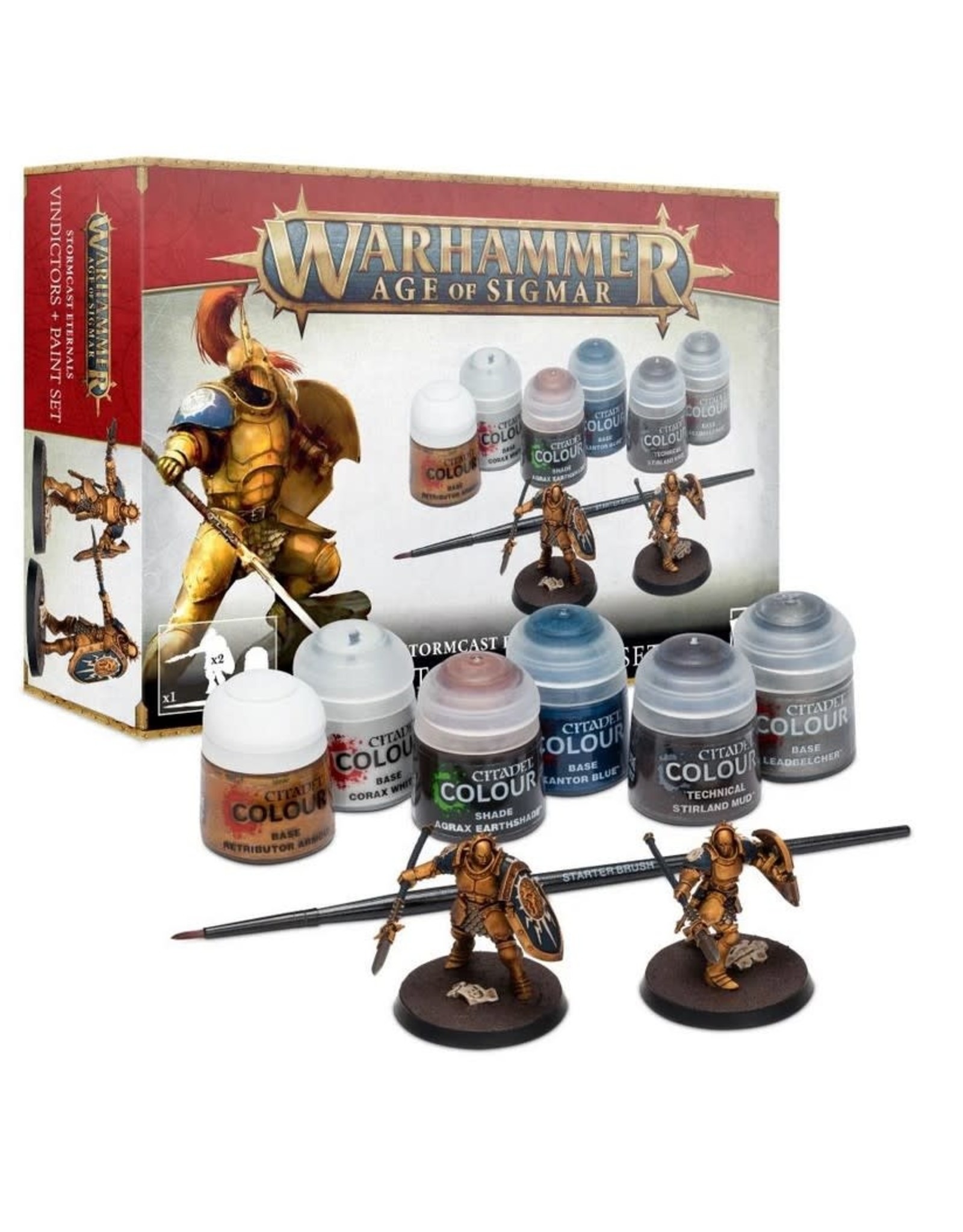 Warhammer AoS WHAoS: Stormcast Vindictors Paint Set