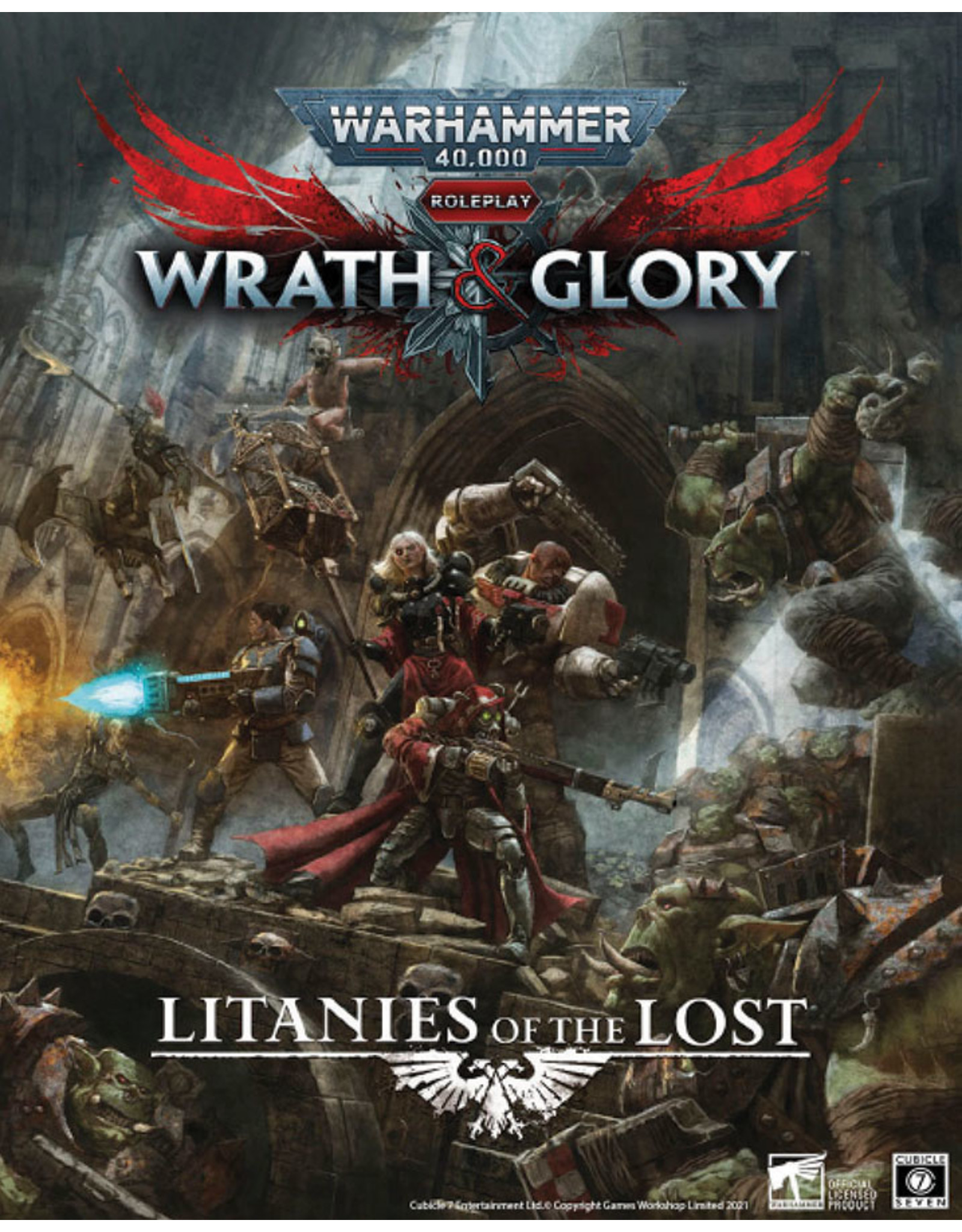 Cubicle 7 Warhammer 40K Wrath & Glory RPG: Litanies of the Lost