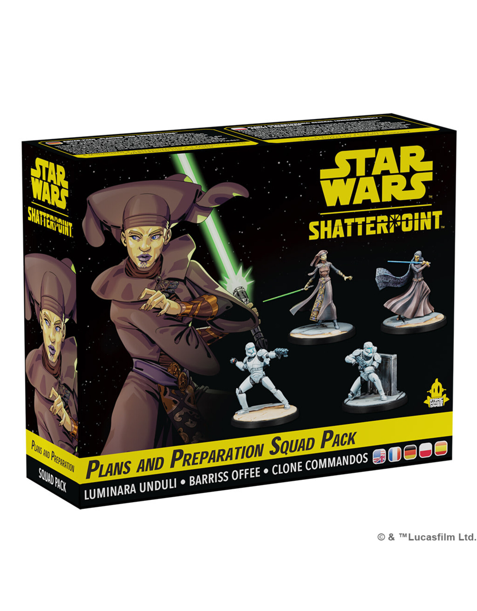 Atomic Mass Games Star Wars: Shatterpoint - Plans and Preparation: Luminara Unduli Squad Pack