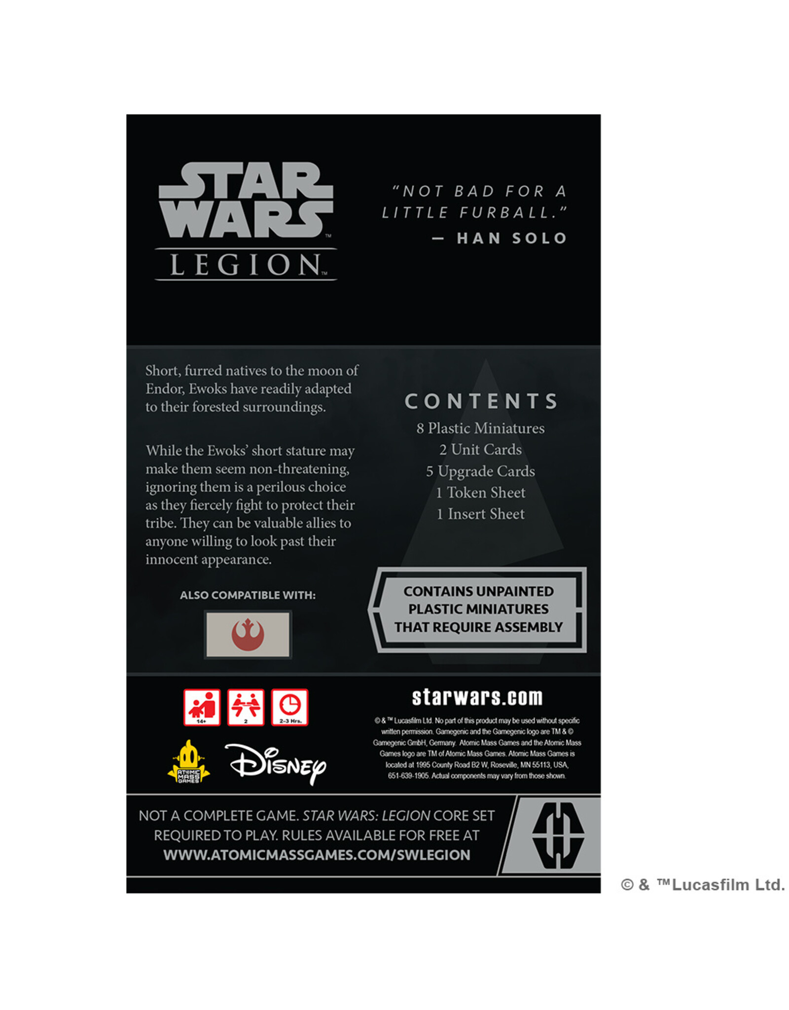 Fantasy Flight Games Star Wars Legion - Ewok Warriors Unit Expansion