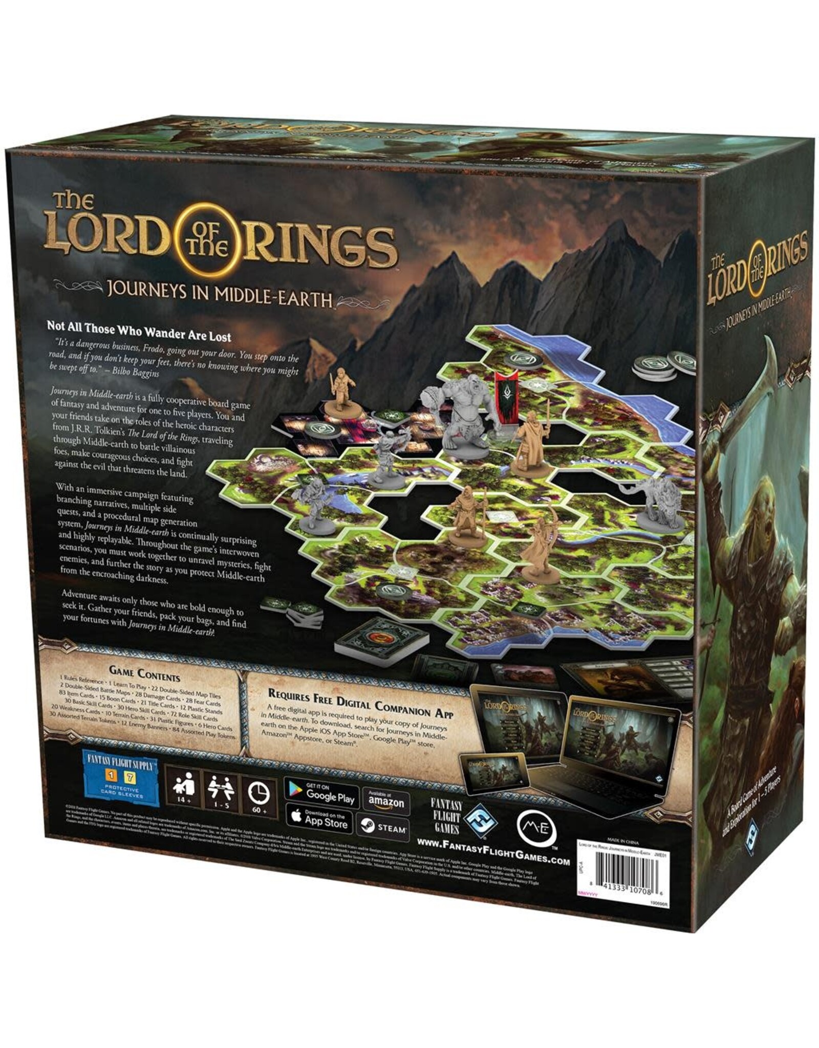 Fantasy Flight Games Lord of the Rings Journeys in Middle Earth