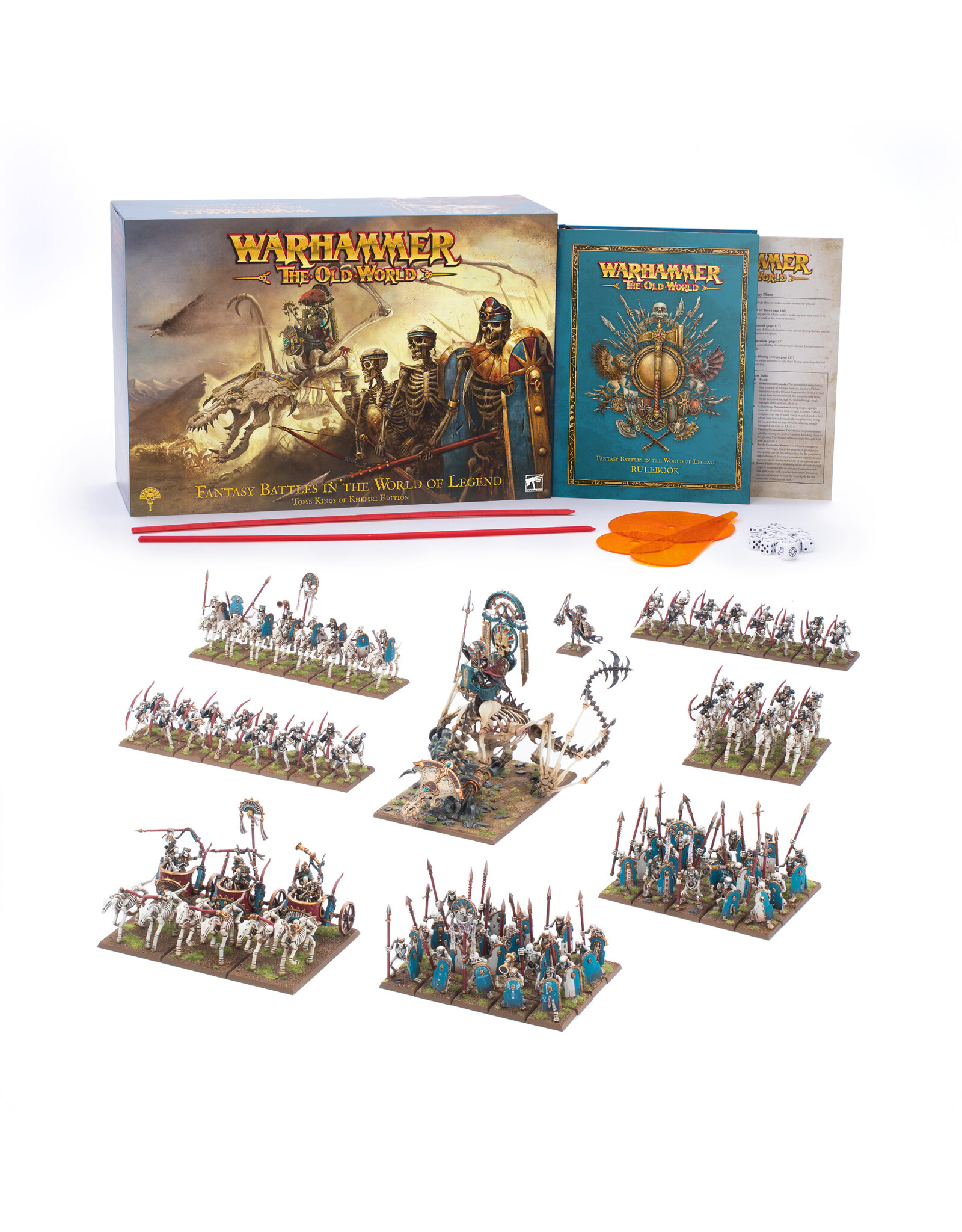 Games Workshop Warhammer: The Old World Core Set – Tomb Kings of Khemri Edition