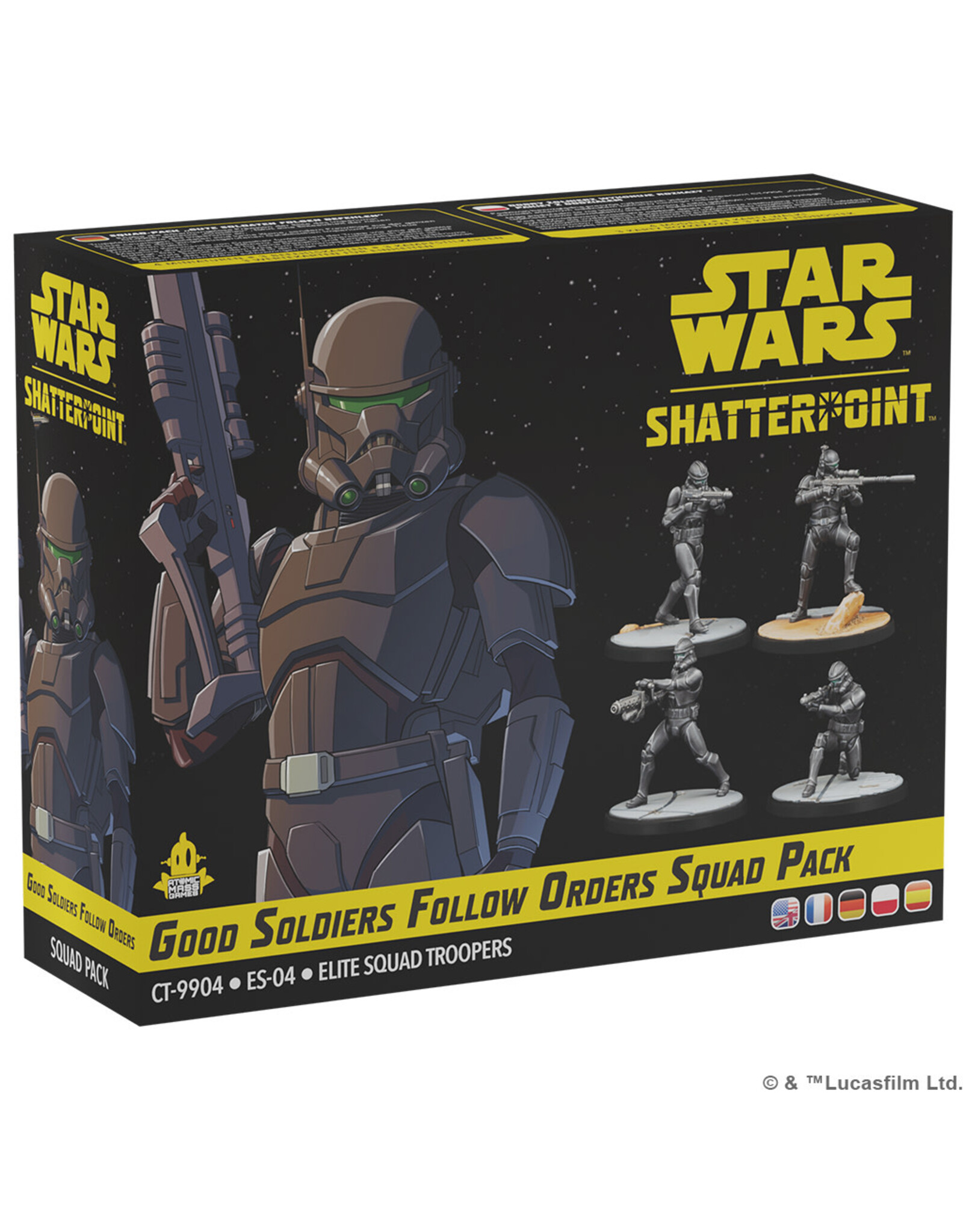 Atomic Mass Games Star Wars:  Shatterpoint – Good Soldiers  Follow Orders  Squad Pack