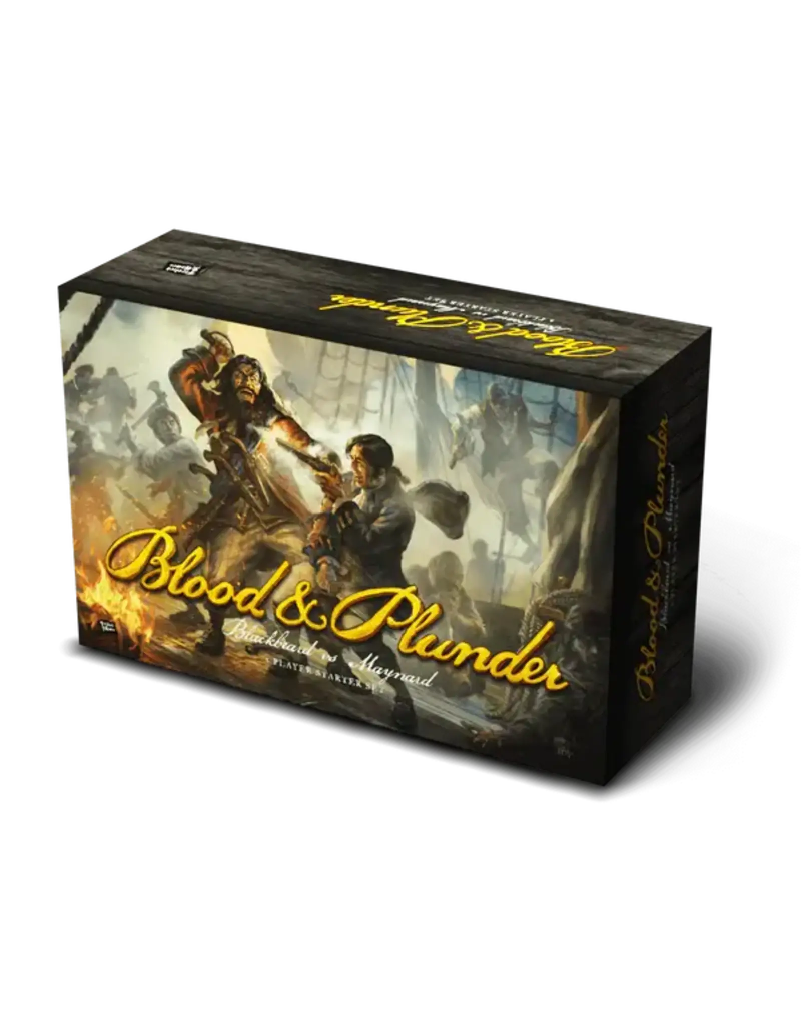 Firelock Games Blood and Plunder: Blackbeard vs Maynard 2 Player Starter Set – Epic Pirate Battles Await!