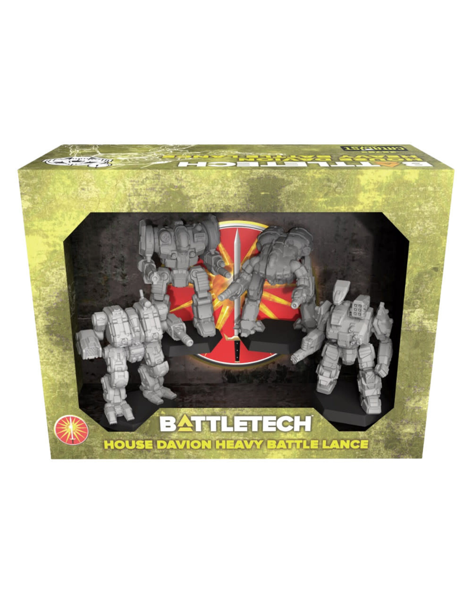 Catalyst Game Labs BattleTech: Miniature Force Pack - House Davion Heavy Battle Lance