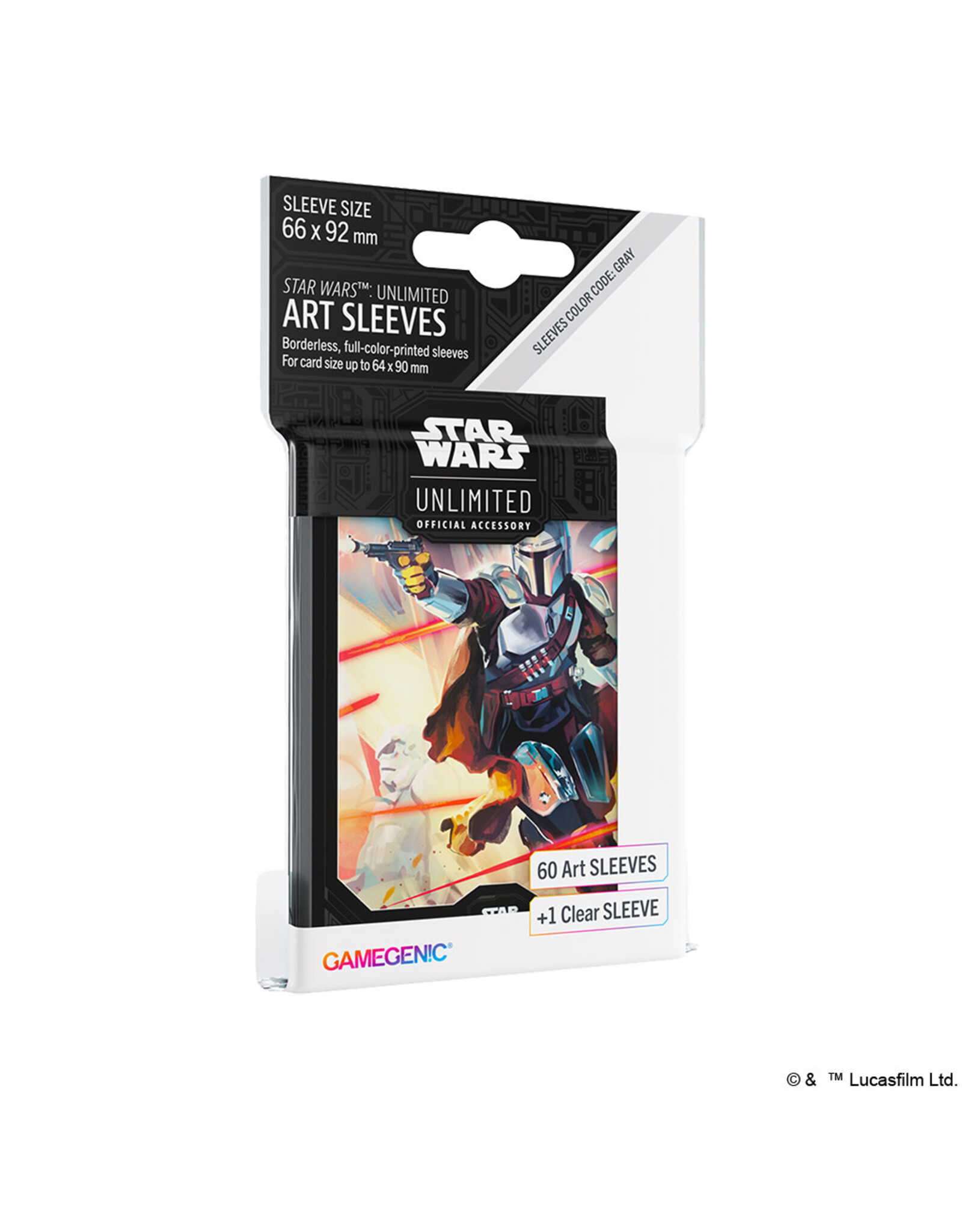 Gamegenic Star Wars: Unlimited Art Sleeves Mandalorian