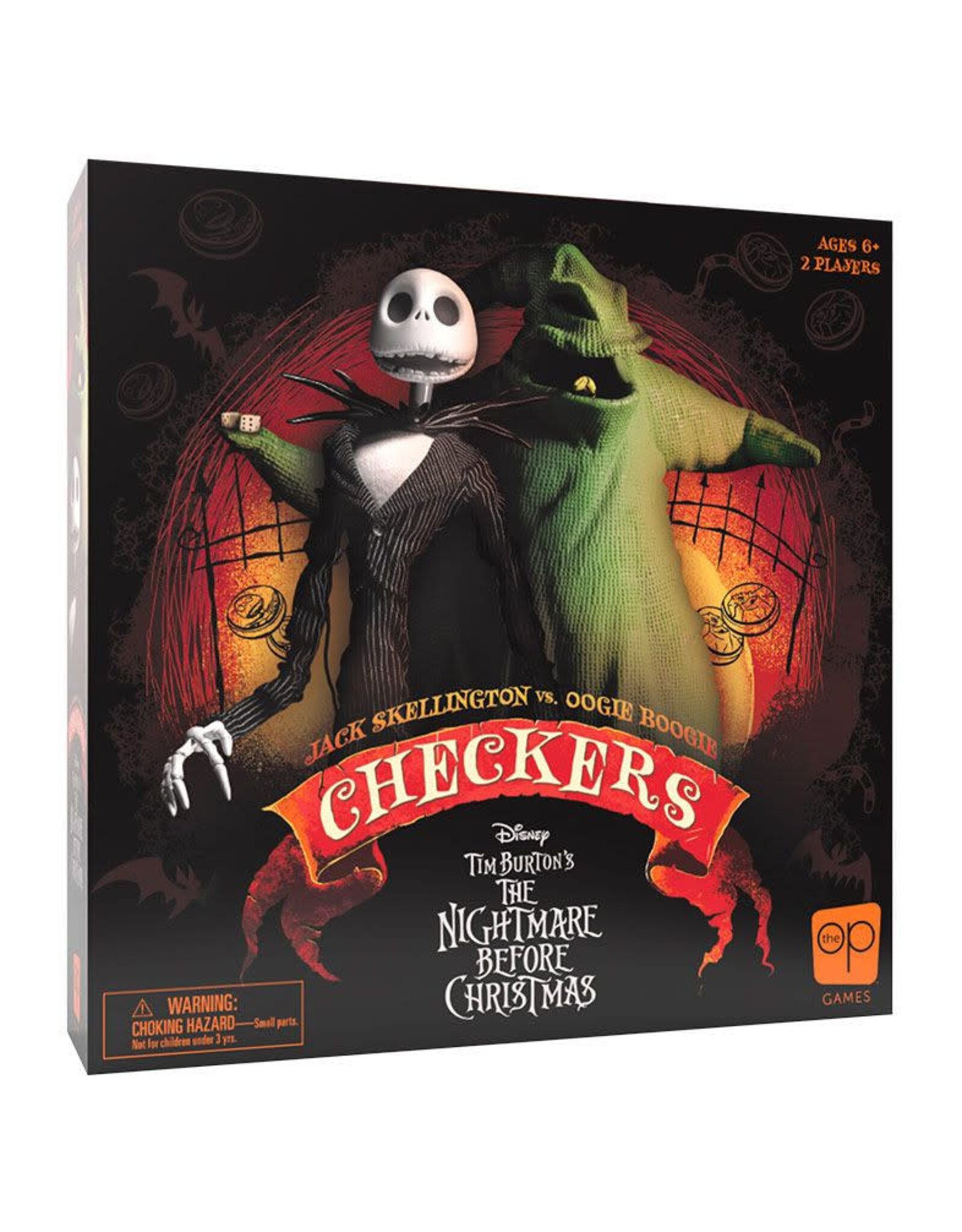 USAopoly Checkers Nightmare Before Christmas
