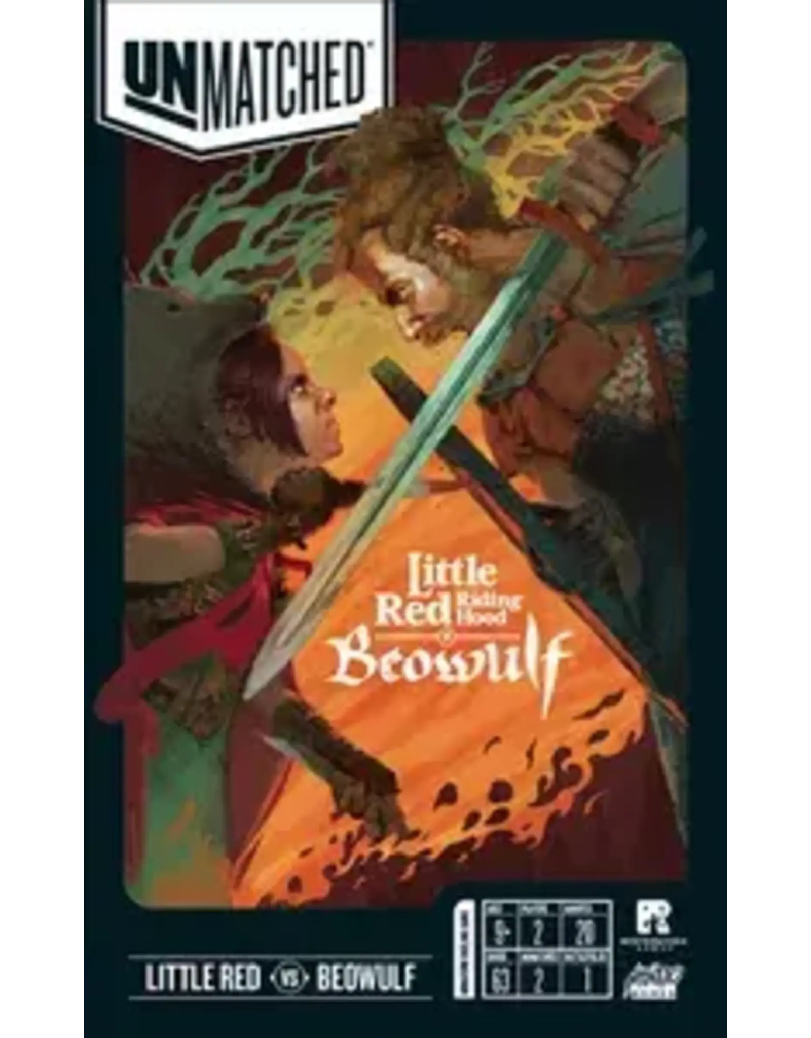 Restoration Games Unmatched: Little Red Riding Hood vs. Beowulf