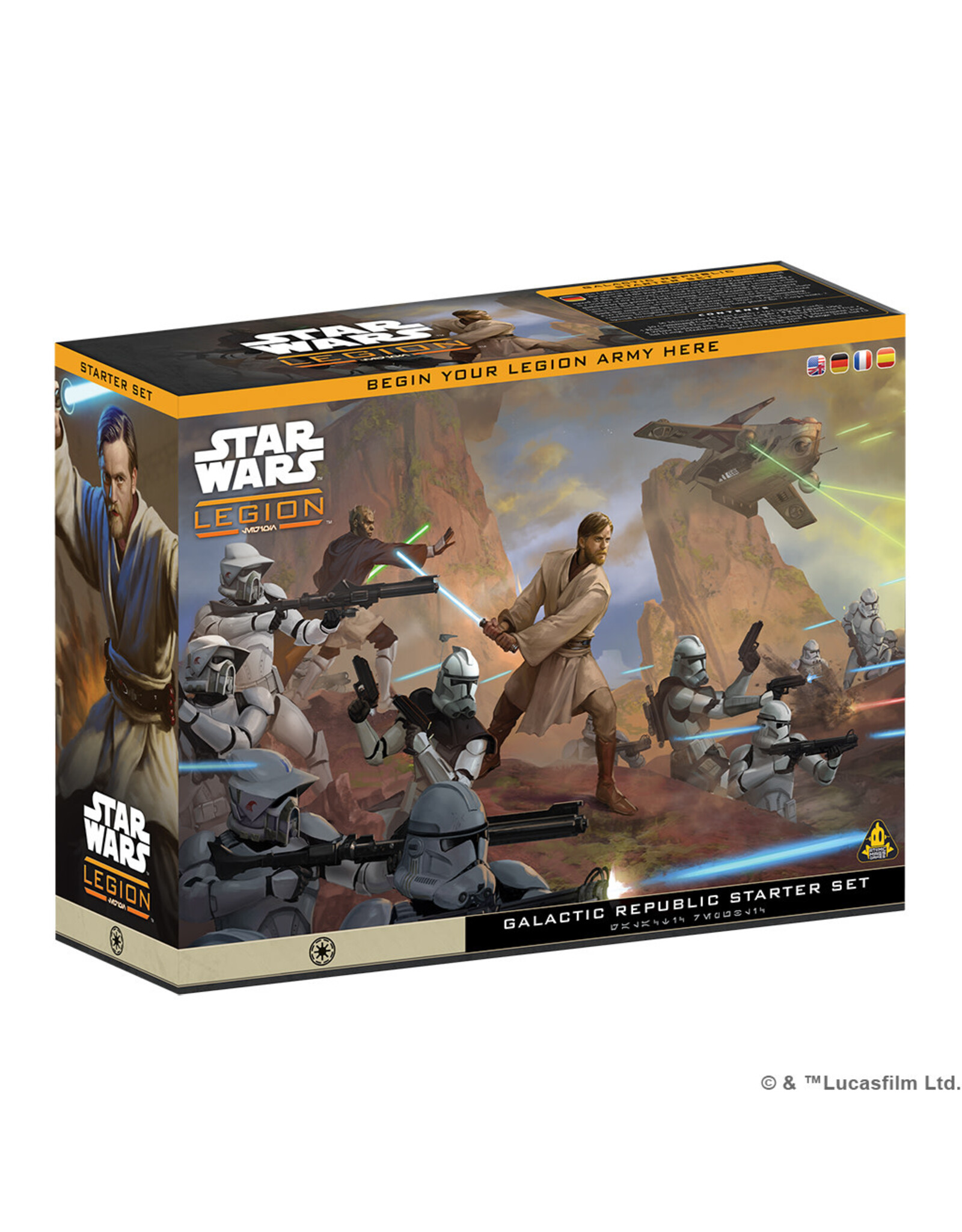 Atomic Mass Games Star Wars: Legion – Galactic Republic Starter Set
