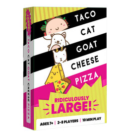 Dolphin Hat Games Taco Cat Goat Cheese Pizza: Ridiculously Large