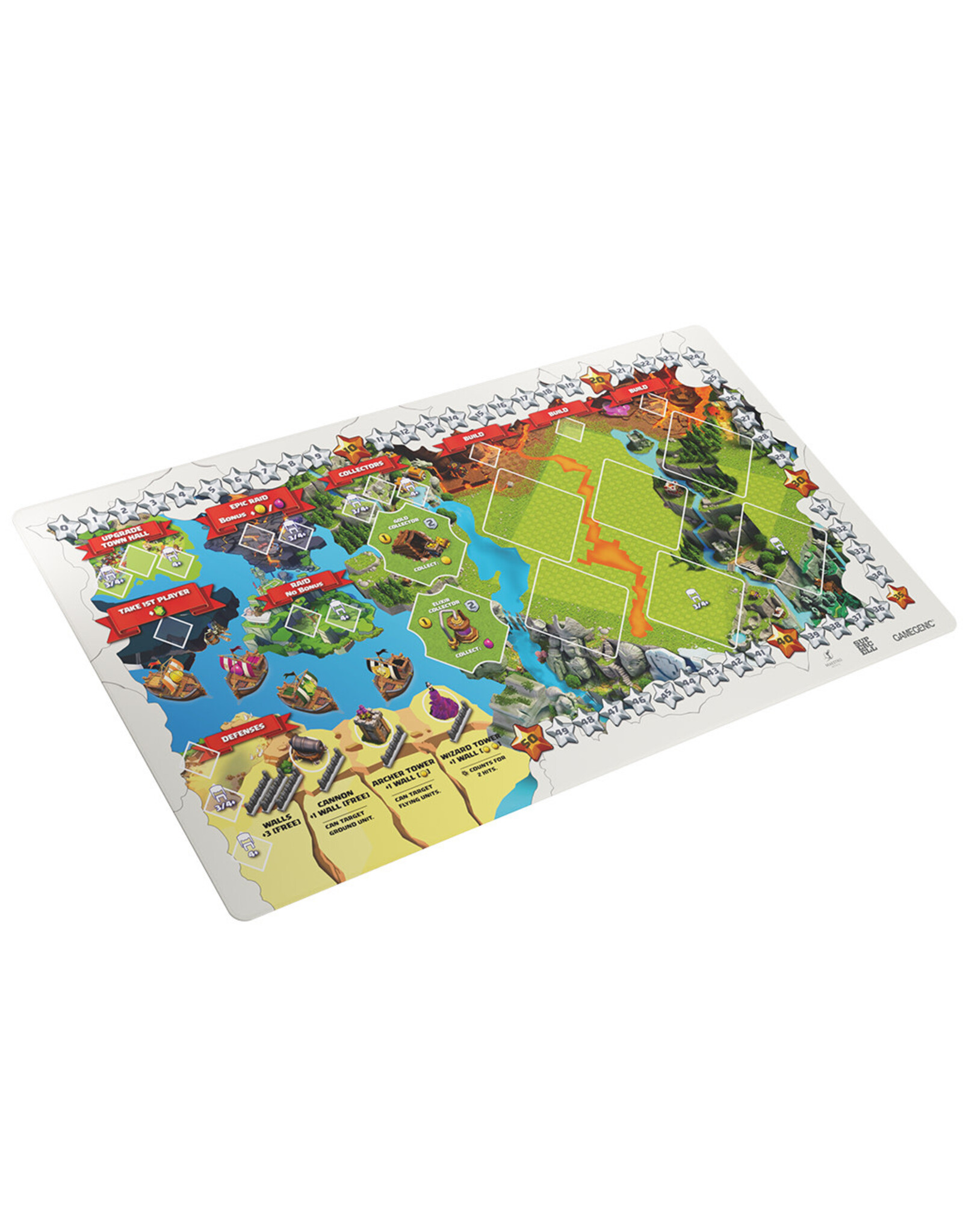 Maestro Media Clash of Clans: Premium Premium Center Game Mat