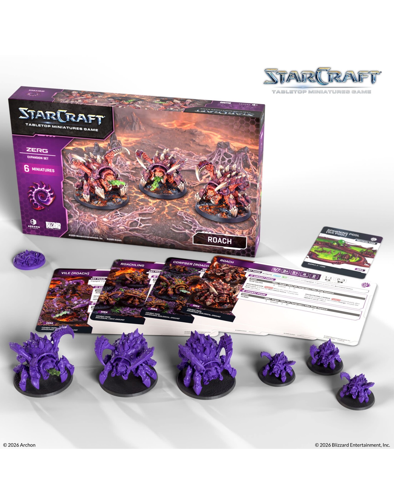 Archon Studio StarCraft TMG: Zerg: Roach Expansion Set