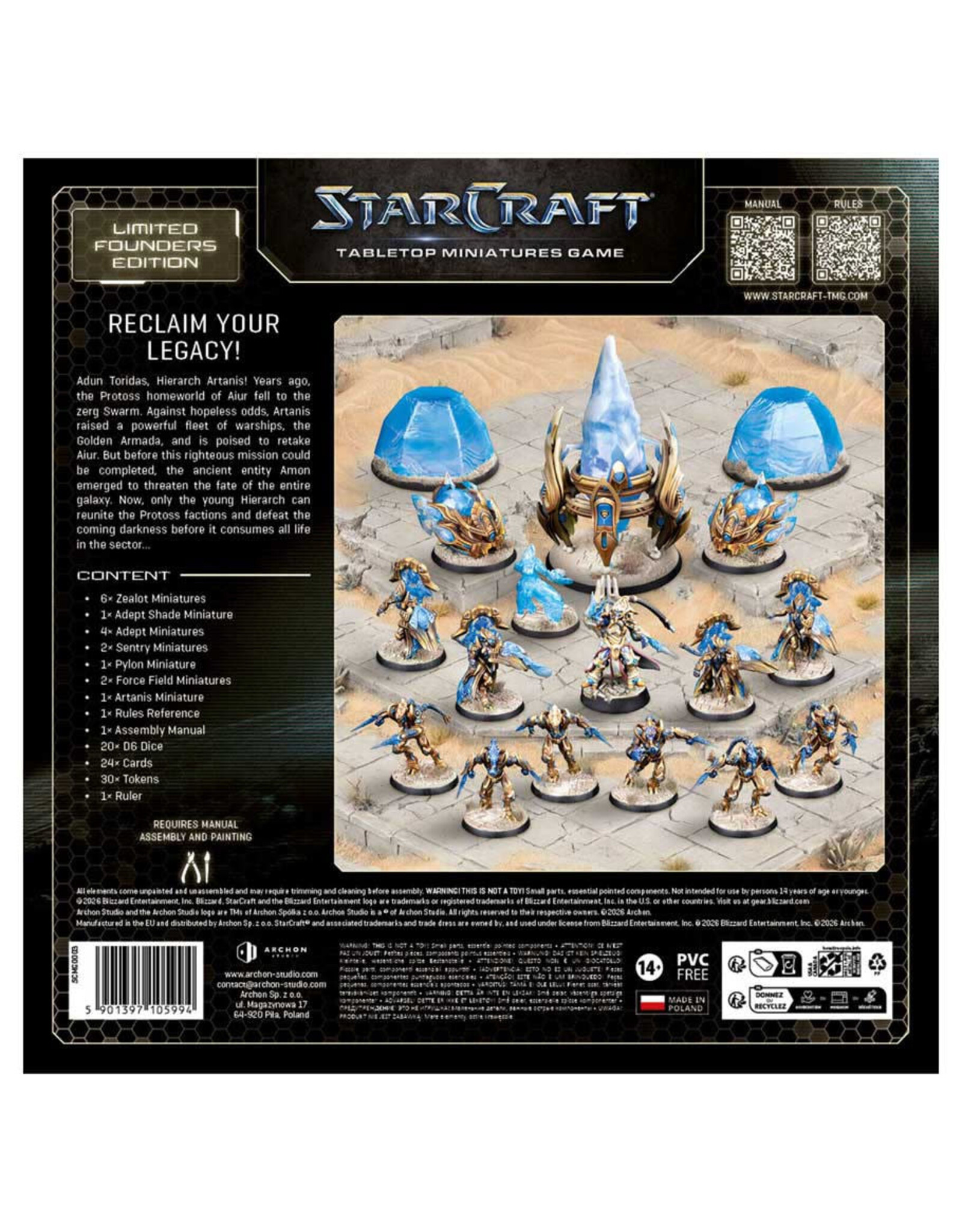 Archon Studio StarCraft TMG: Protoss: Starter Set: Founders Edition