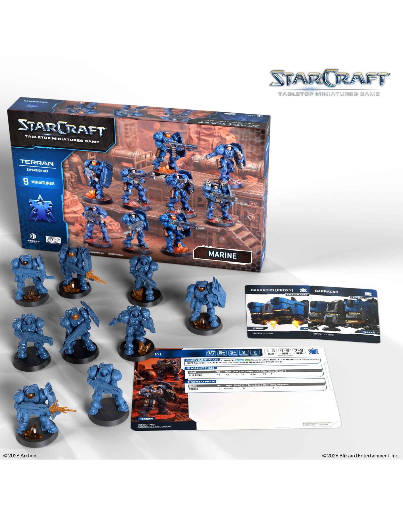 Archon Studio StarCraft TMG: Terran: Marine Expansion Set