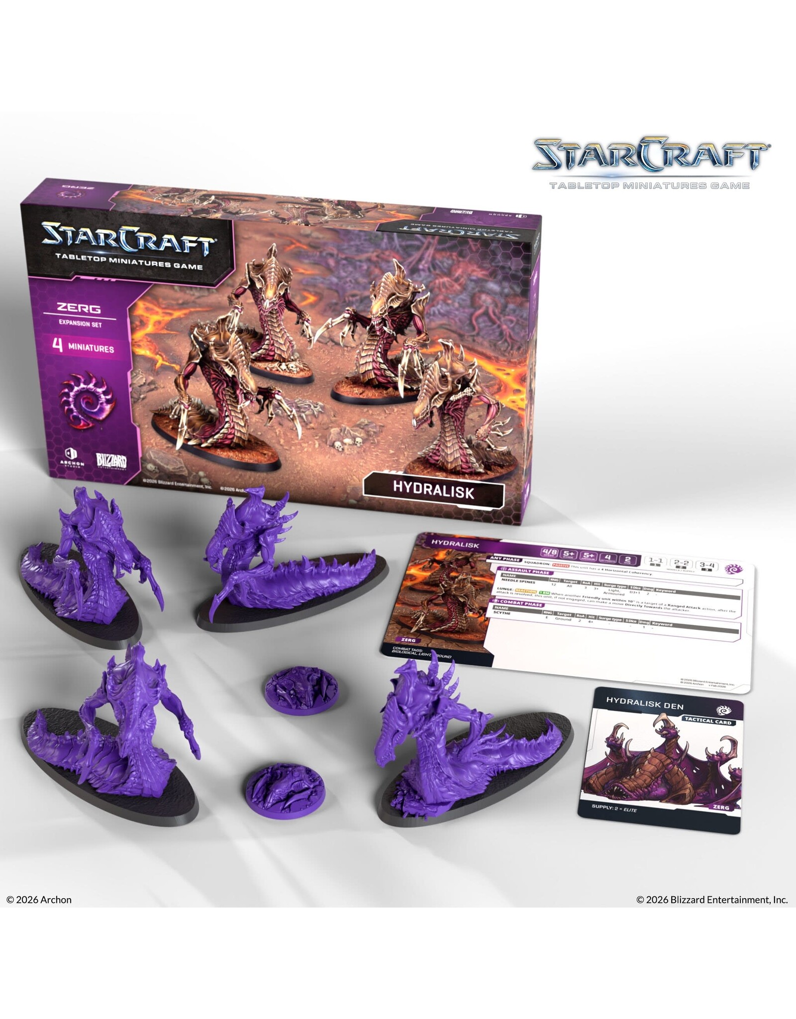 Archon Studio StarCraft TMG: Zerg: Hydralisk Expansion Set