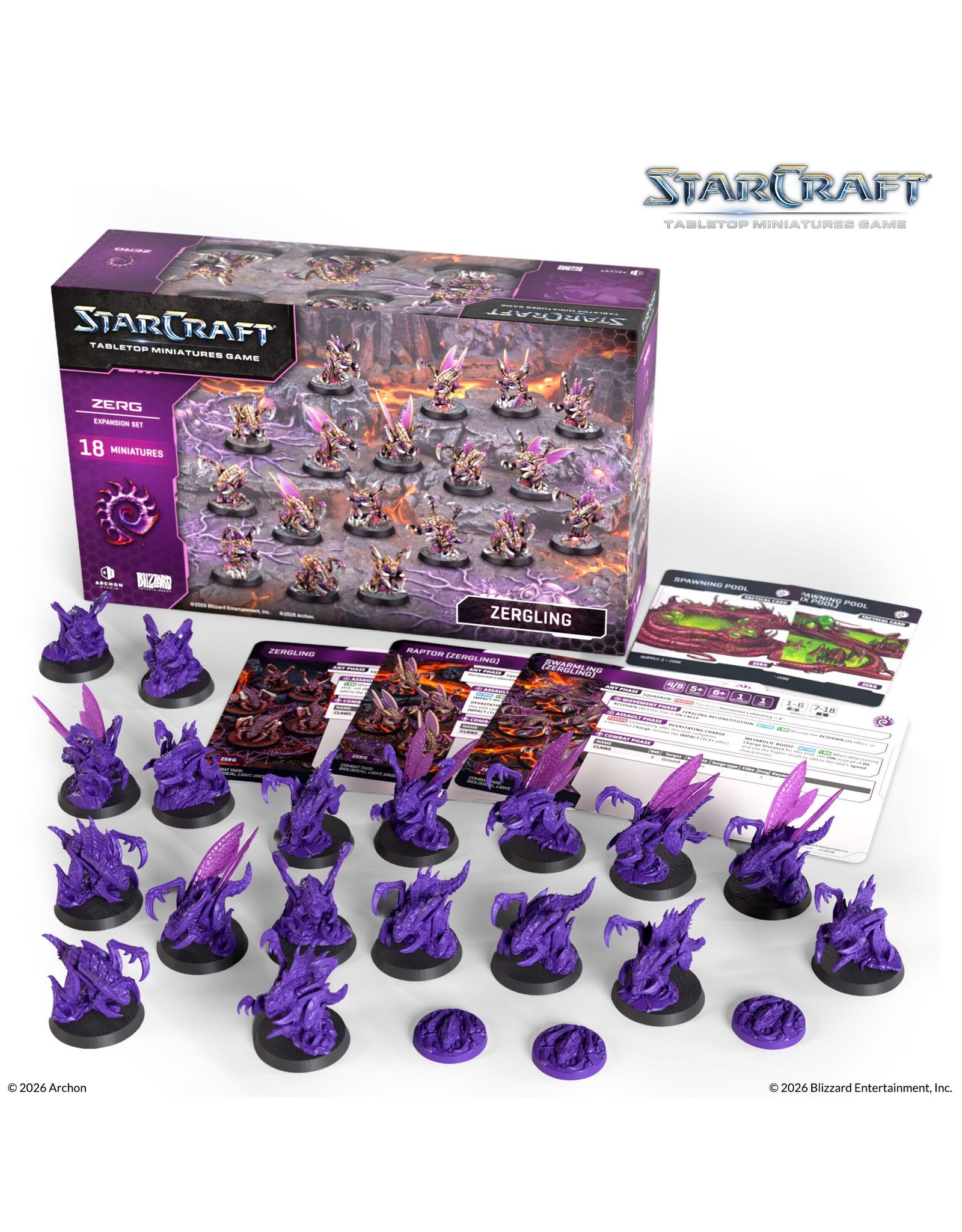 Archon Studio StarCraft TMG: Zerg: Zergling Expansion Set