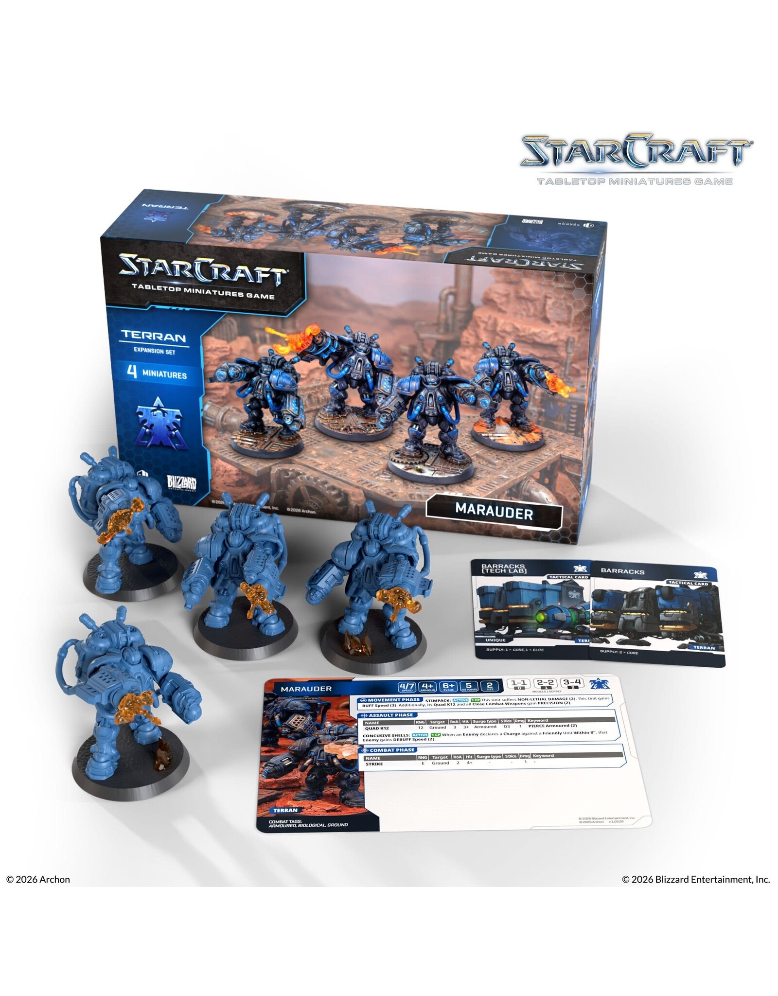 Archon Studio StarCraft TMG: Terran: Marauder Expansion Set