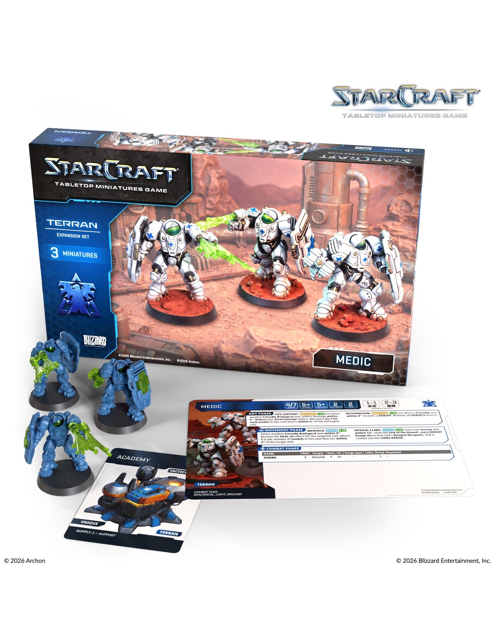 Archon Studio StarCraft TMG: Terran: Medic Expansion Set