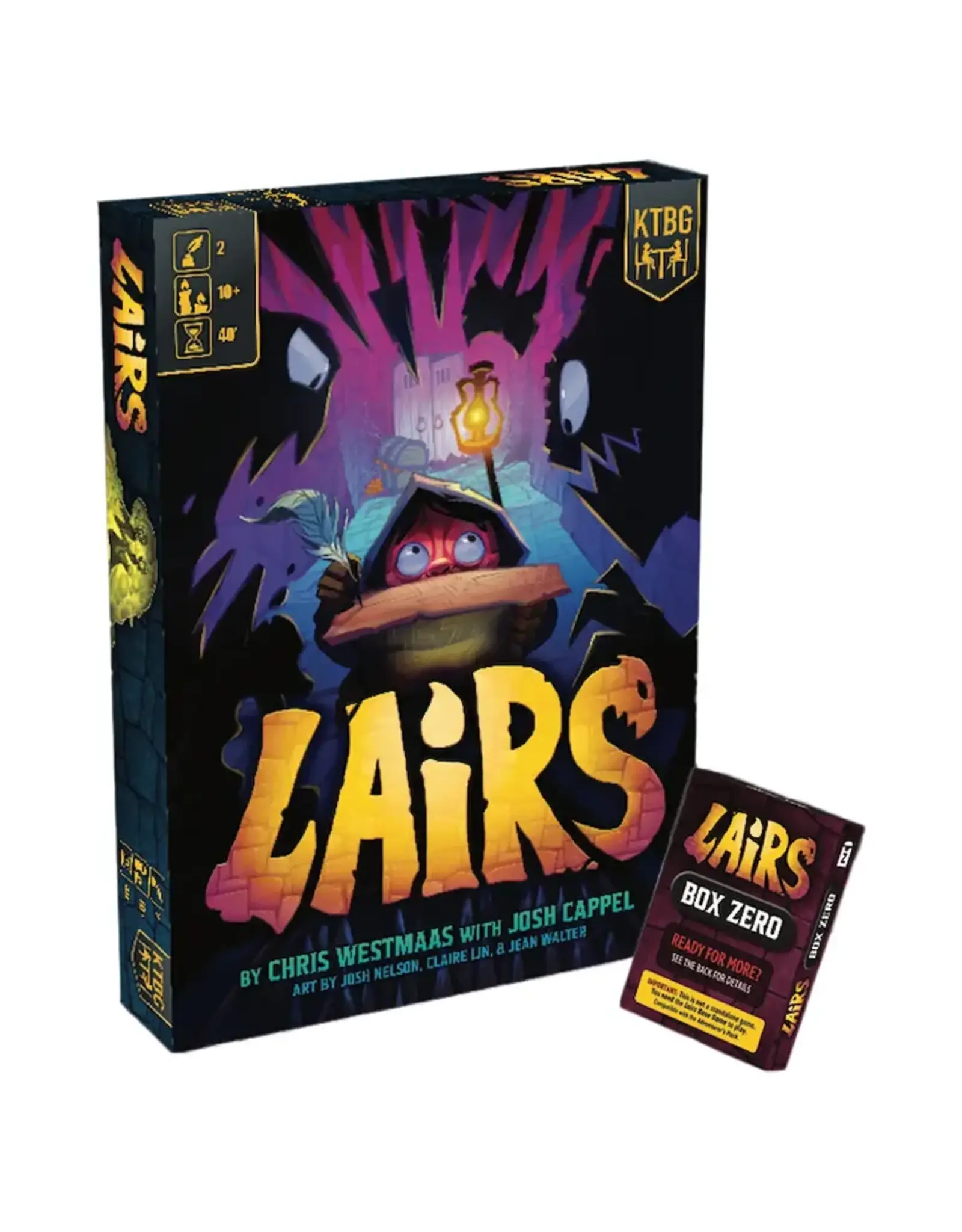 KIDS TABLE BOARD GAMING Lairs Base Game: Plus Box Zero