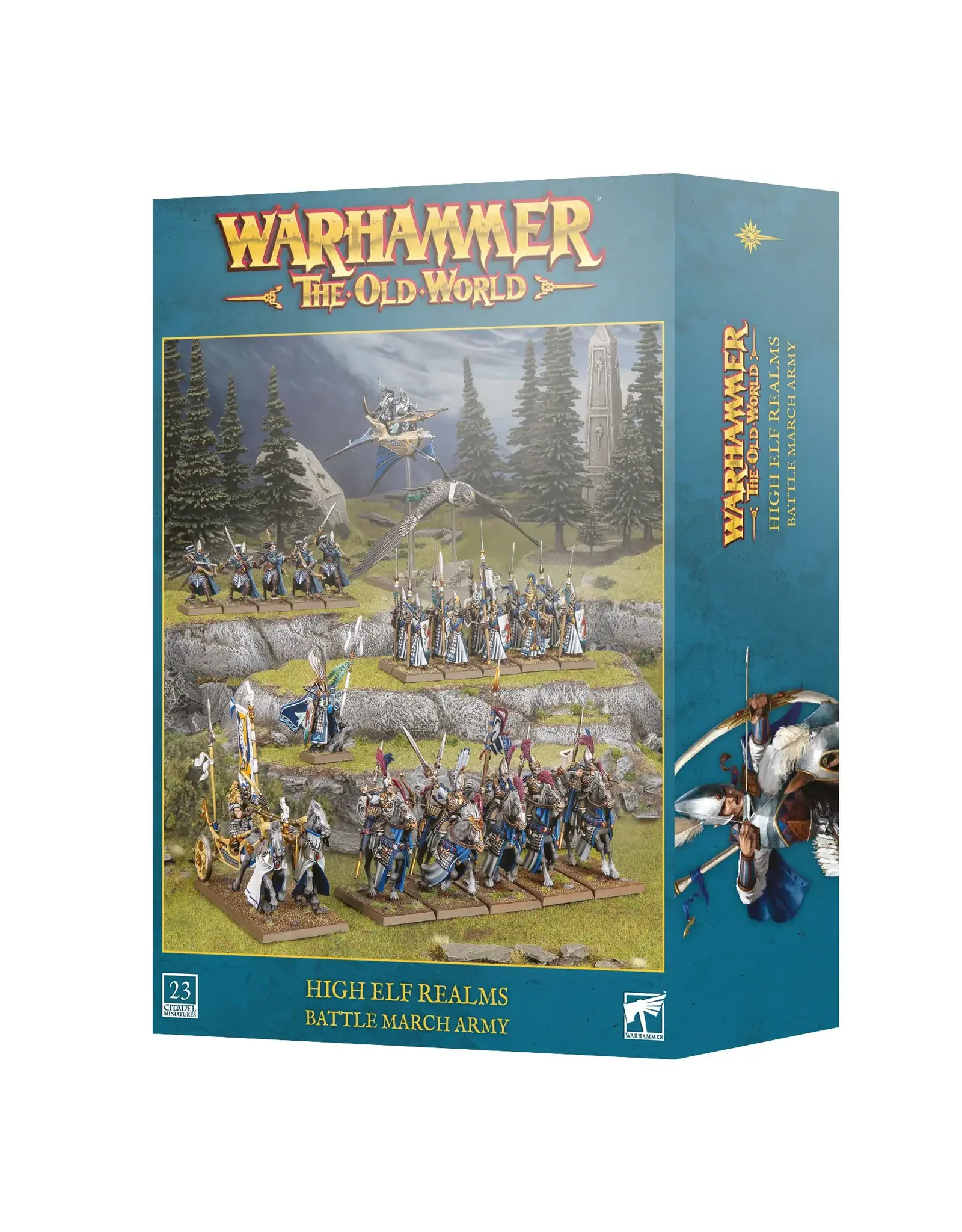 Warhammer Old World Warhammer: The Old World - High Elf Realms: Battle March Army