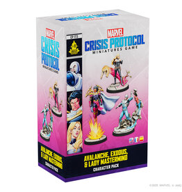 Atomic Mass Games Marvel Crisis Protocol - Avalanche, Exodus & Lady Mastermind