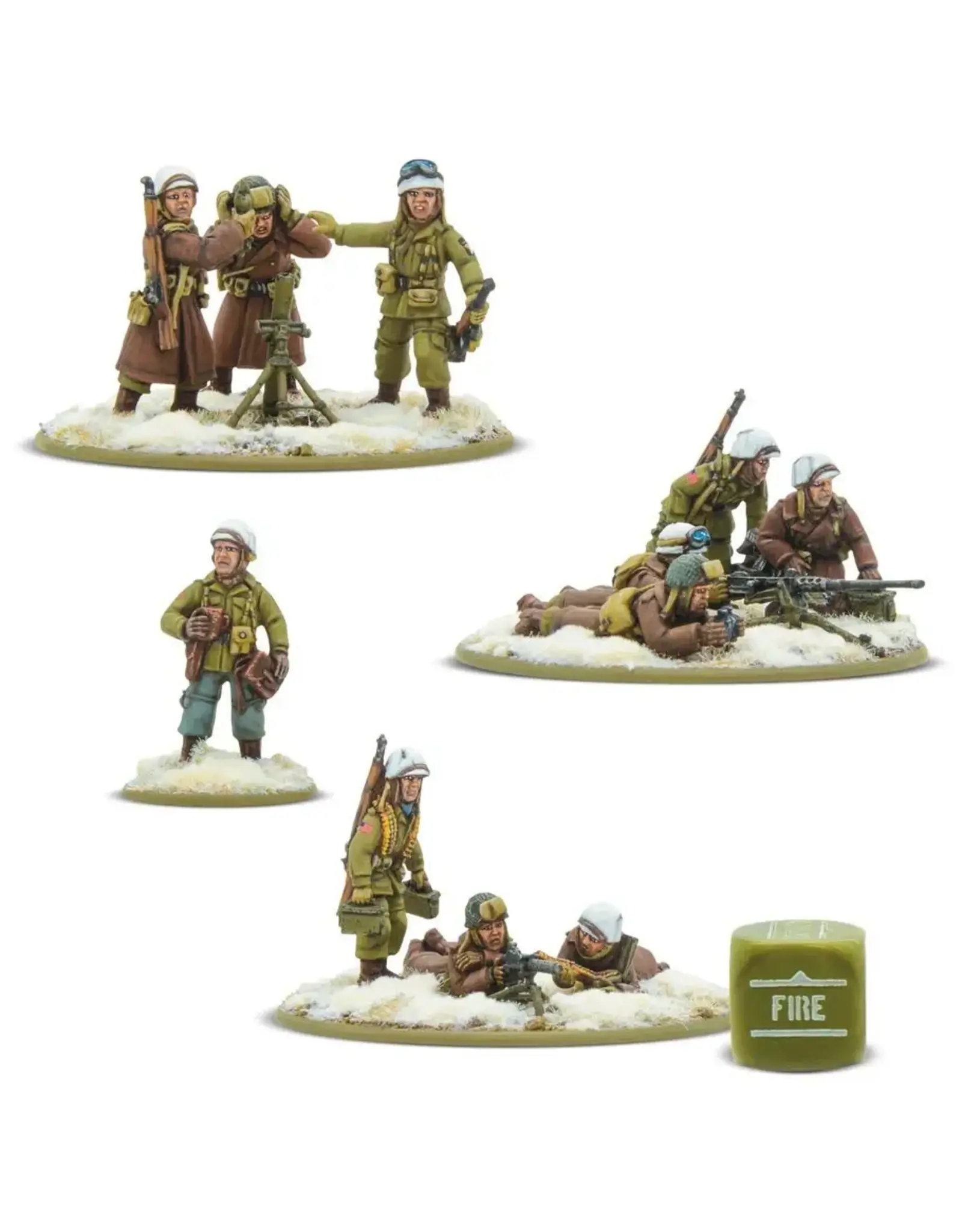 Warlord Games Bolt Action: US Airborne (Winter) Heavy Weapon Platoon