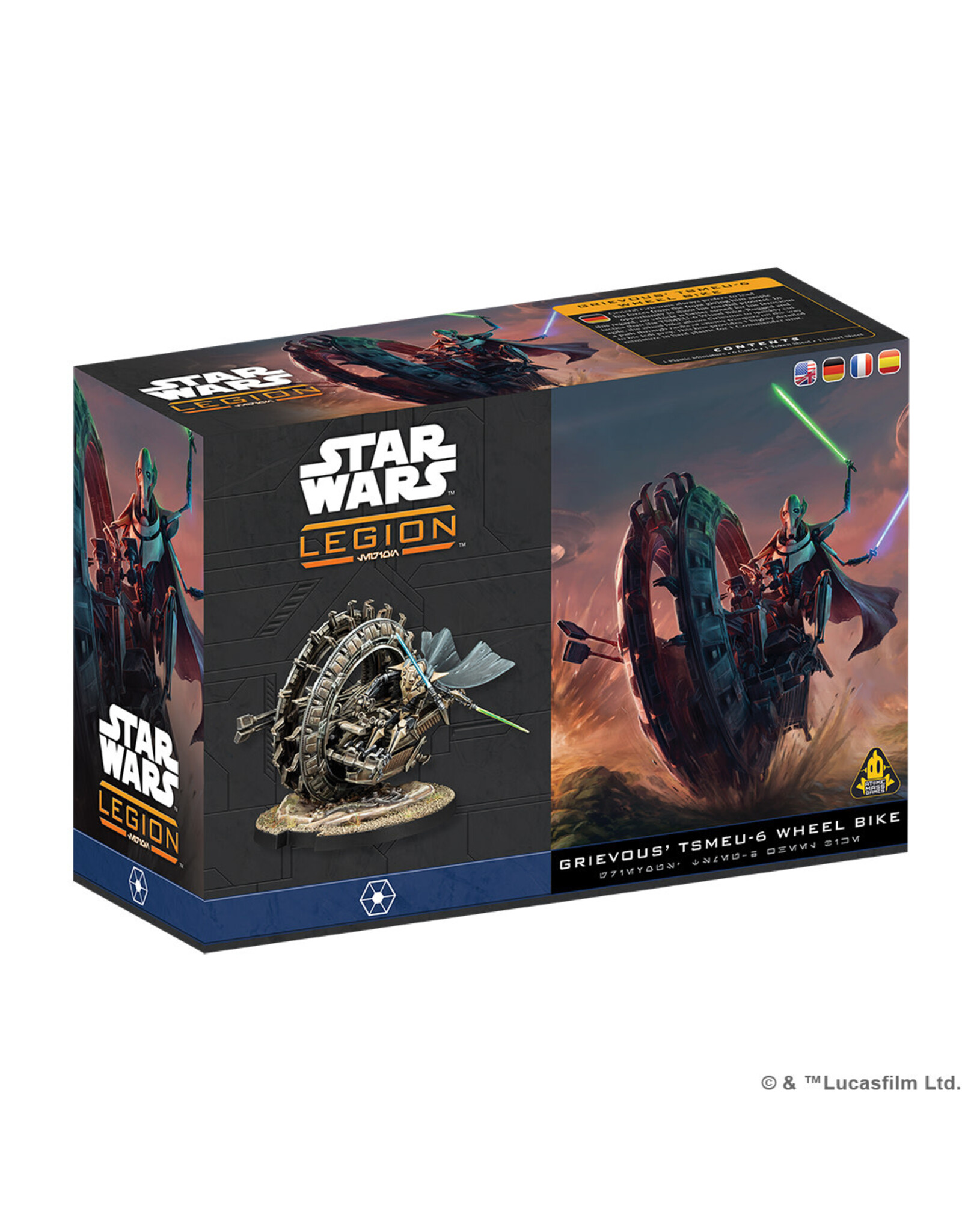 Fantasy Flight Games Star Wars: Legion - General Grievous' TSMEU-6 Wheel Bike