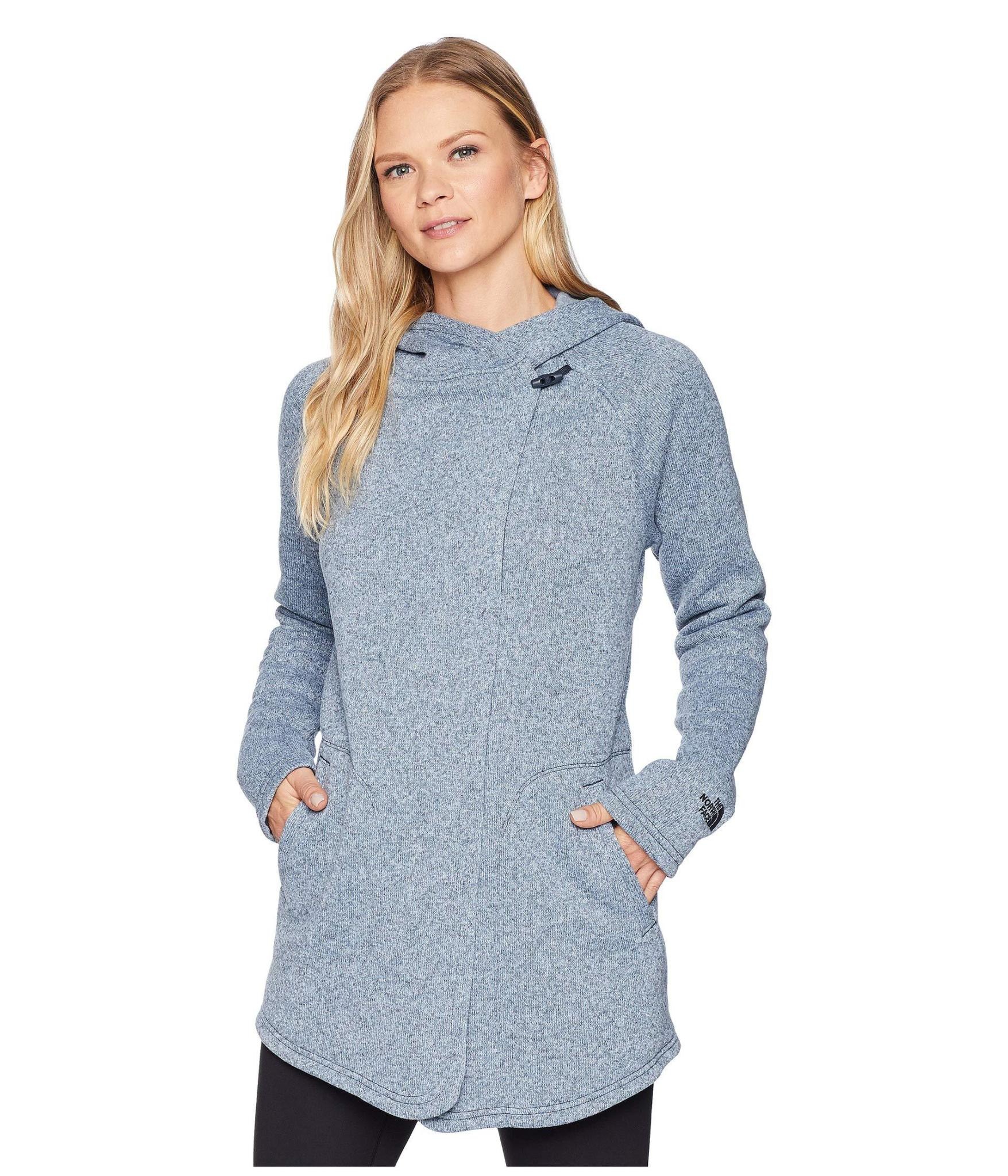 north face wrap sweater