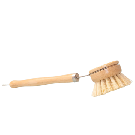 Long-Handle Dish Washing Brush With Replacement Head
