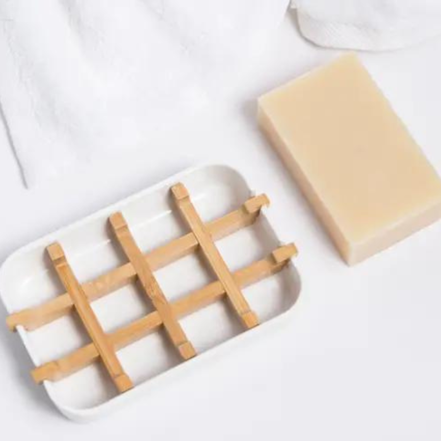 ZWS Essentials Bamboo Fiber Soap Dish - White