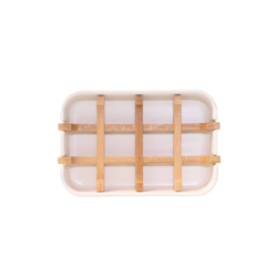 ZWS Essentials Bamboo Fiber Soap Dish - White