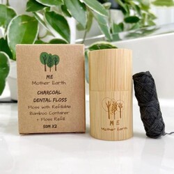 Refillable Bamboo Floss
