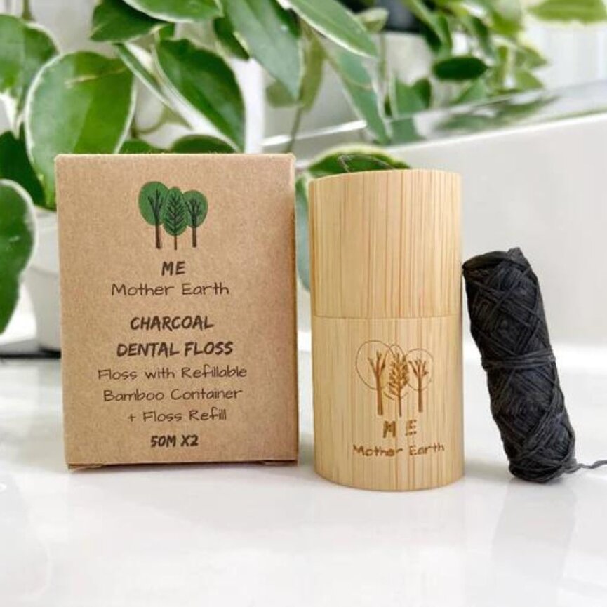 Refillable Bamboo Floss
