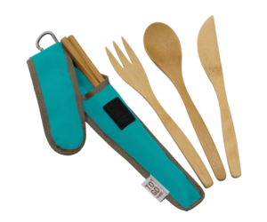 Wooden Reusable Lunch Utensil Sets – Black Point Company