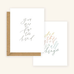 Greeting Card + Post Card