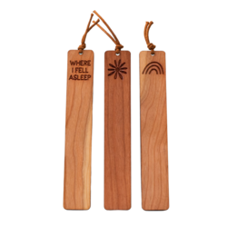 Wood Bookmark - Flower – savvie studio