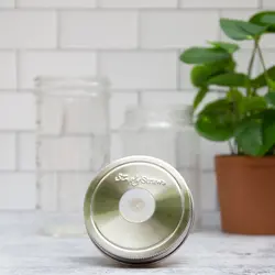 Mason Jar Stainless Steel Straw Lid