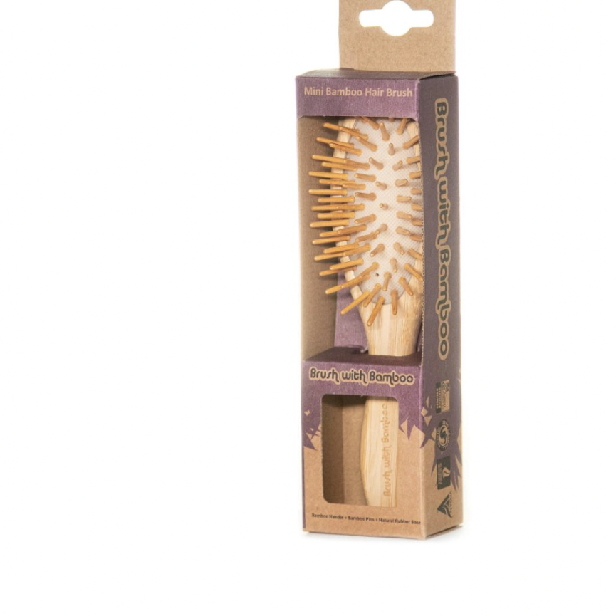 Small Bamboo Hairbrush