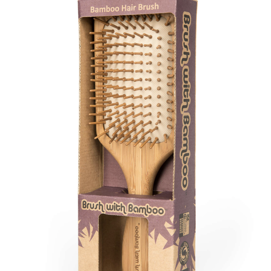 Bamboo Paddle Hair Brush