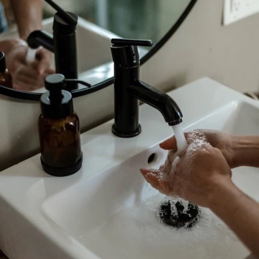 Amber Foaming Soap Dispenser