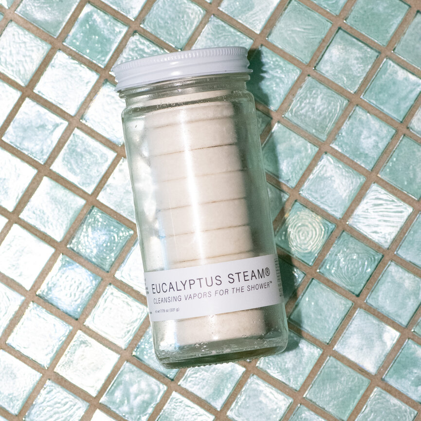 Eucalyptus Steam Shower Cubes Jar