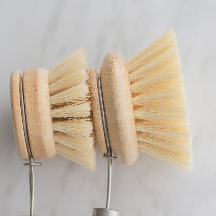 Long-Handle Dish Washing Brush With Replacement Head