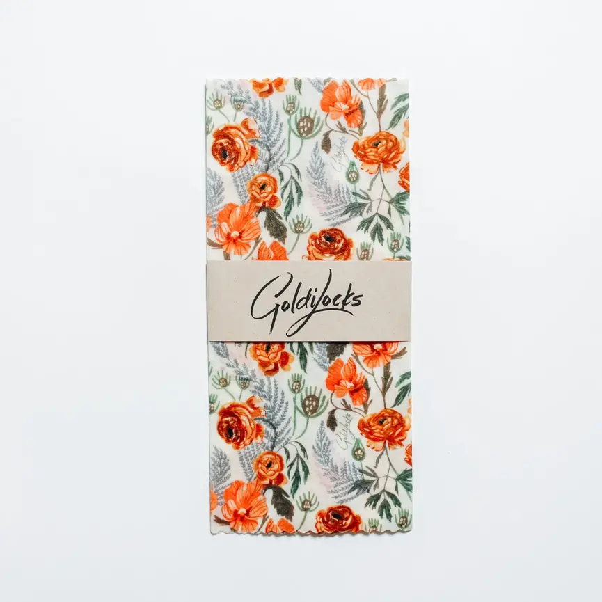 Beeswax Wraps [GOLDILOCKS] Single Medium -