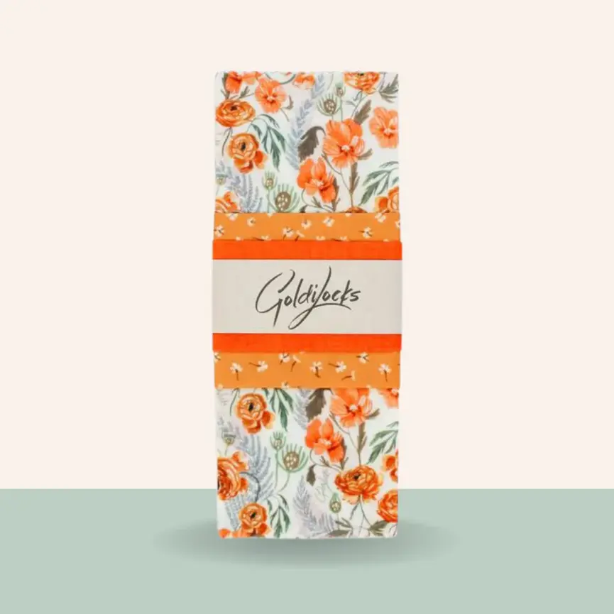 Beeswax Wraps [GOLDILOCKS] Set of 3 -