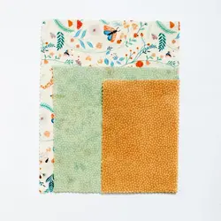 Beeswax Wraps [GOLDILOCKS] Set of 3 -