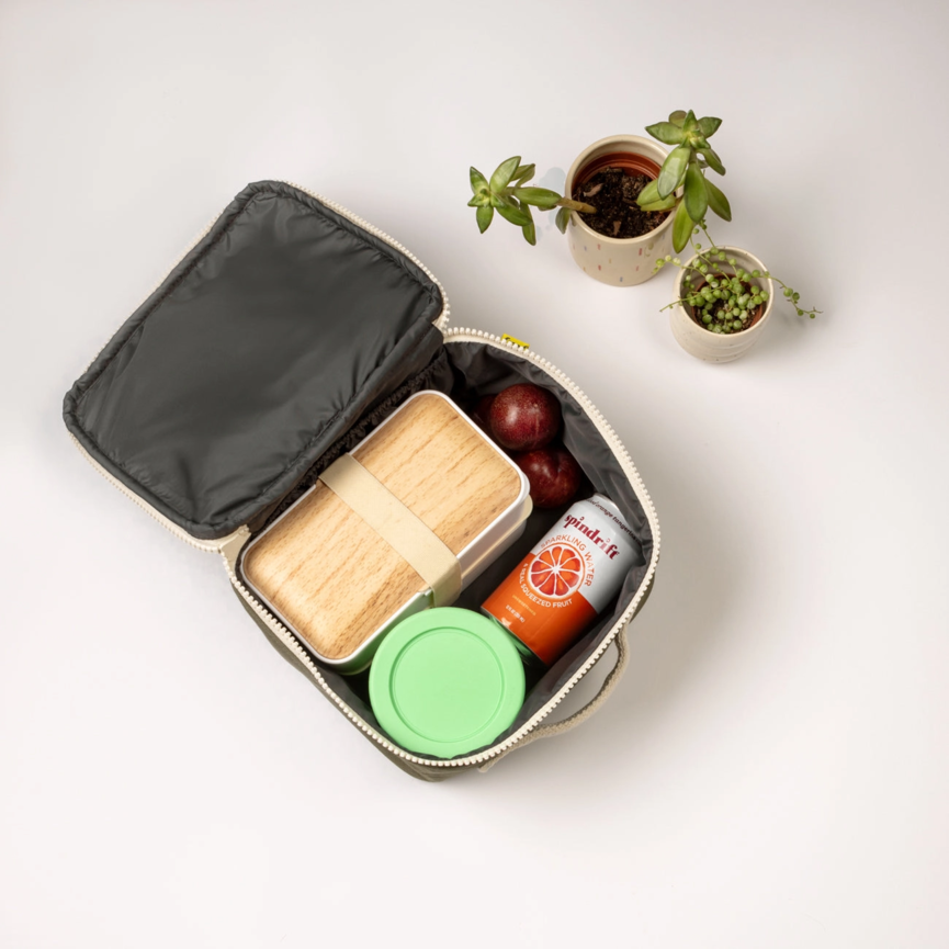 Square Zipper Lunch Bag