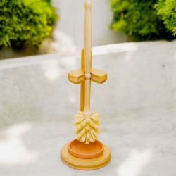 Toilet Cleaning Brush + Stand